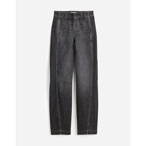 $148 New Madewell Tapered Denim Trousers - 25 - Robles Wash